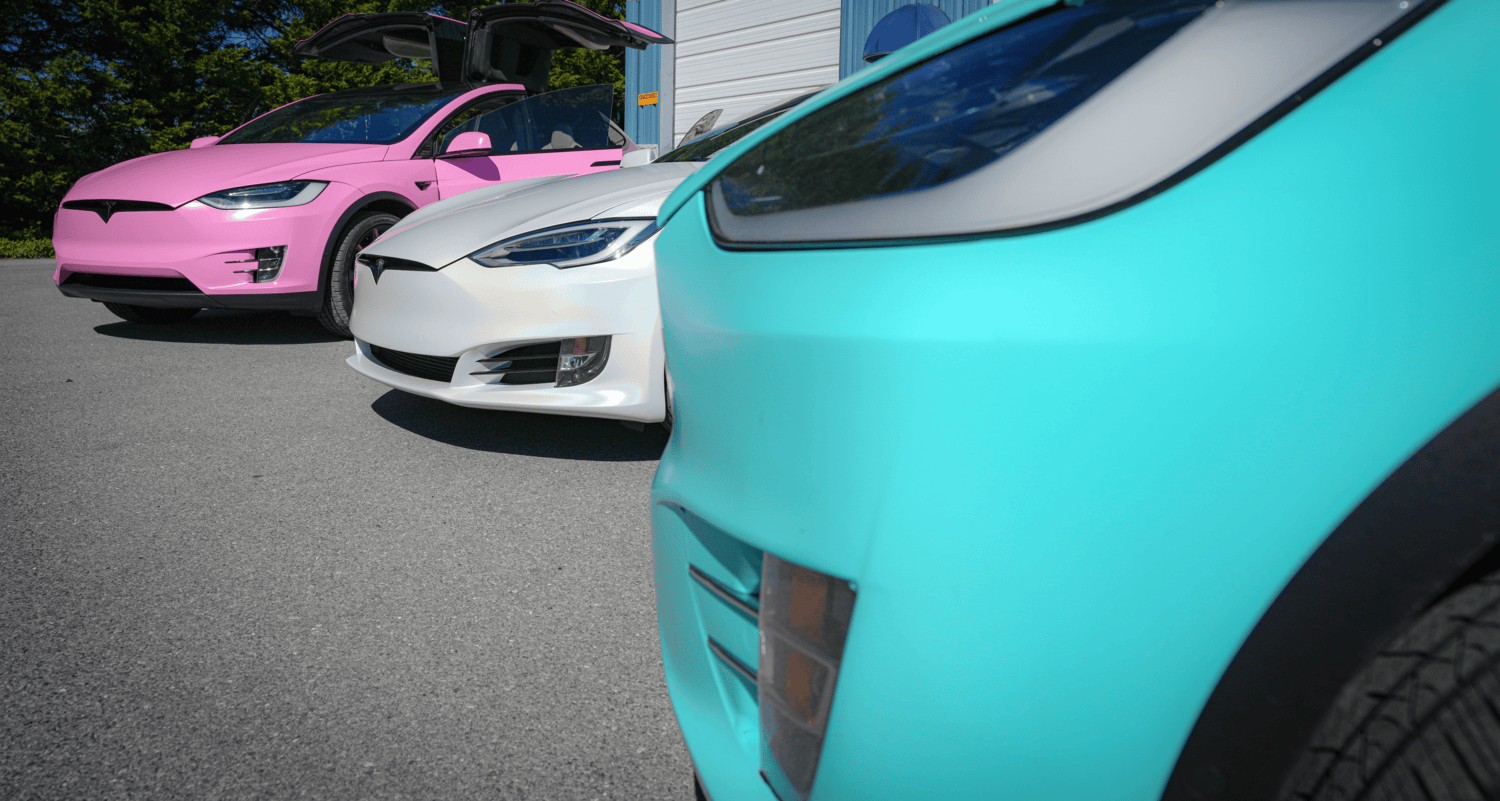 Tesla wrap Palo Alto